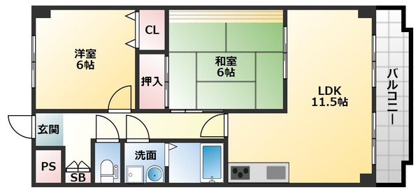 セントヒルの物件間取画像